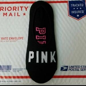 Victoria secret pink no show socks NWTO